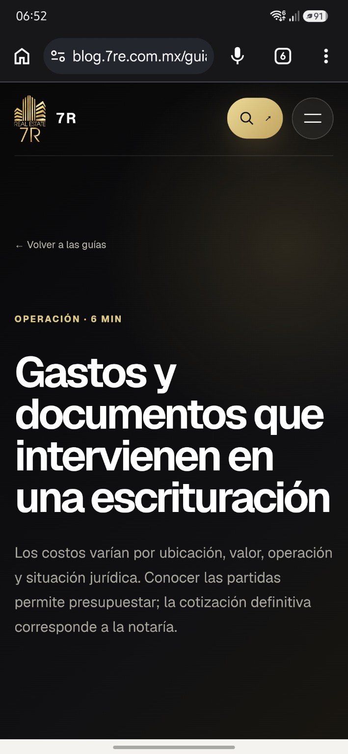 Gastos de escrituración 2026: impuestos, notarios, avalúos y documentos para comprar una propiedad